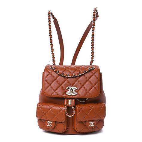 CHANEL Calfskin Quilted Large Duma Pockets Drawstring